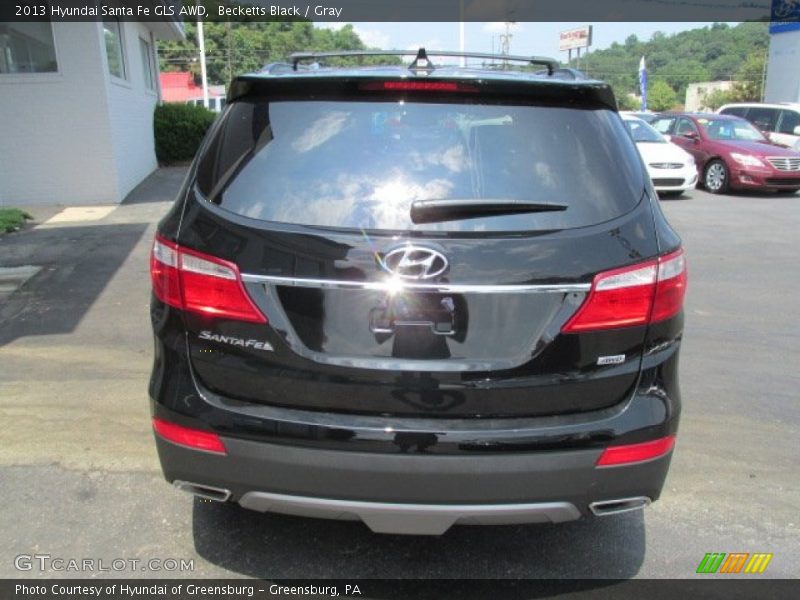 Becketts Black / Gray 2013 Hyundai Santa Fe GLS AWD