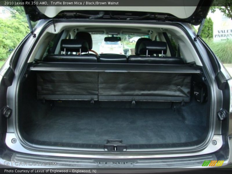 Truffle Brown Mica / Black/Brown Walnut 2010 Lexus RX 350 AWD