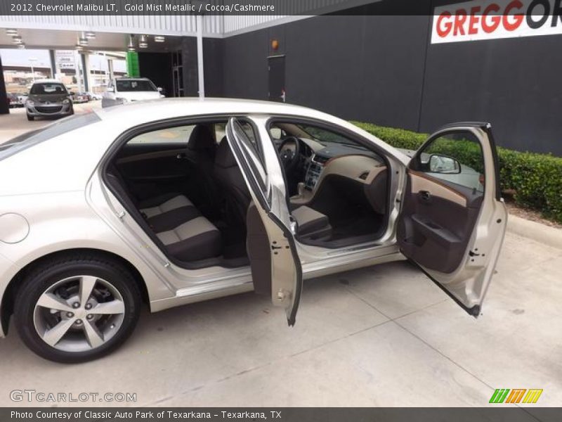 Gold Mist Metallic / Cocoa/Cashmere 2012 Chevrolet Malibu LT