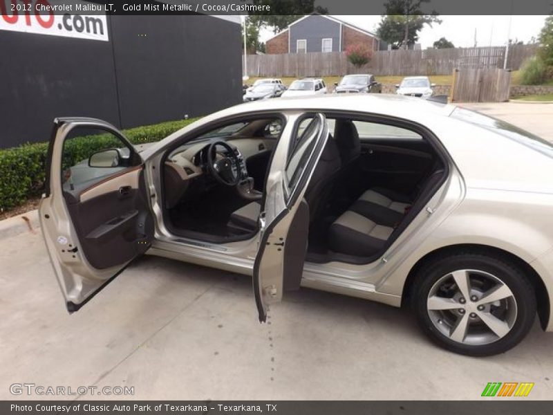 Gold Mist Metallic / Cocoa/Cashmere 2012 Chevrolet Malibu LT