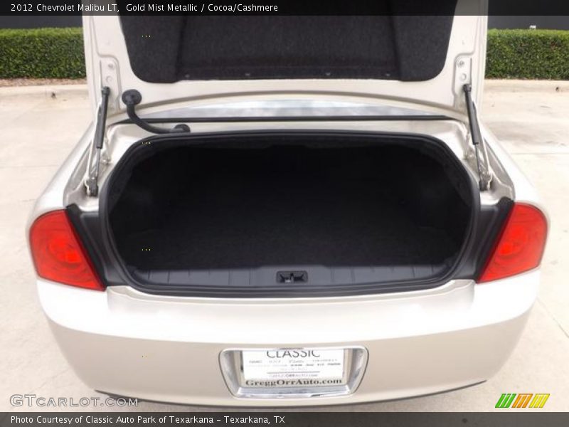 Gold Mist Metallic / Cocoa/Cashmere 2012 Chevrolet Malibu LT