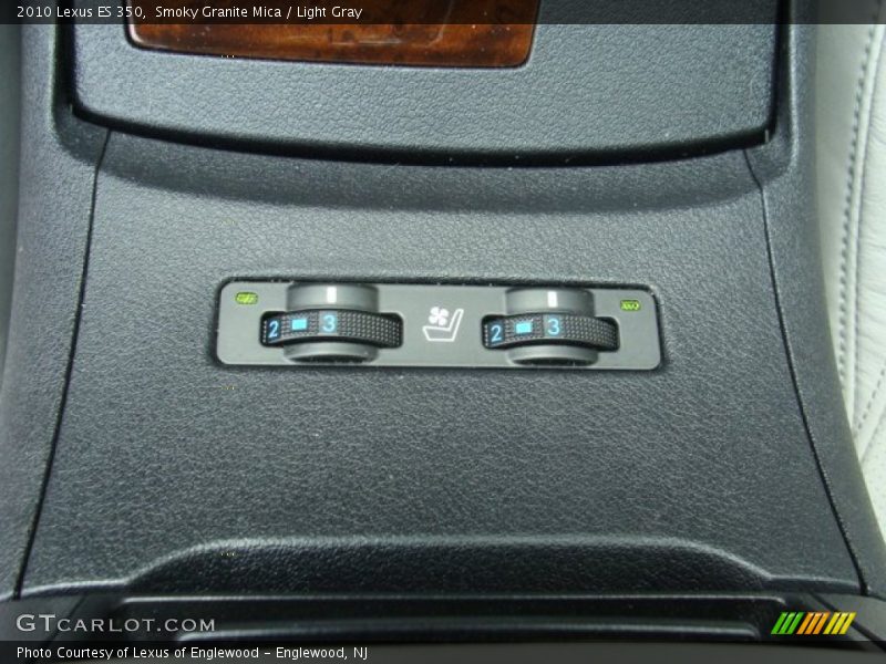 Smoky Granite Mica / Light Gray 2010 Lexus ES 350