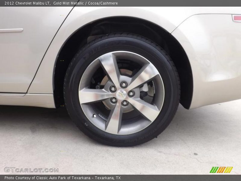 Gold Mist Metallic / Cocoa/Cashmere 2012 Chevrolet Malibu LT
