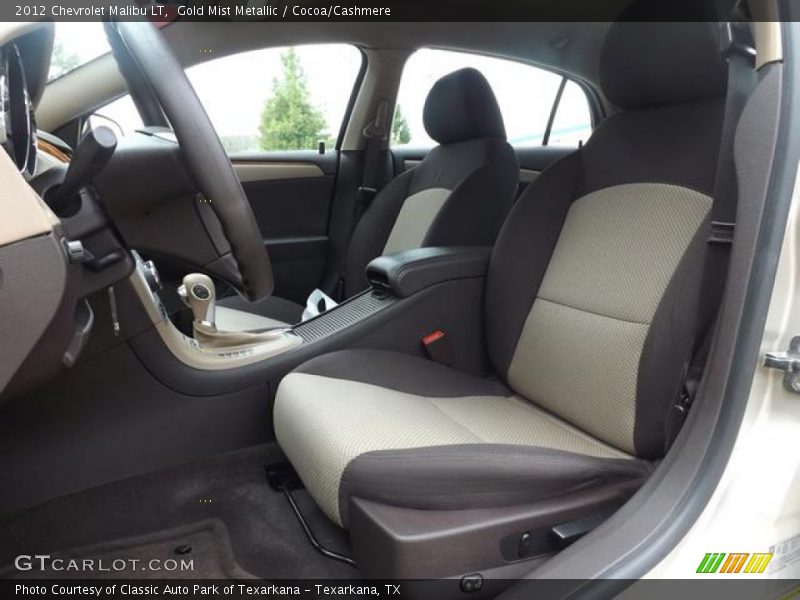 Gold Mist Metallic / Cocoa/Cashmere 2012 Chevrolet Malibu LT