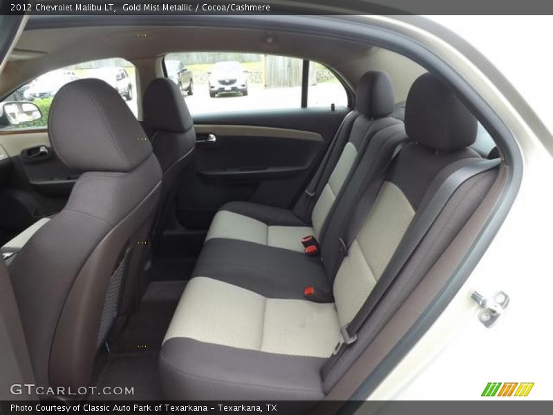Gold Mist Metallic / Cocoa/Cashmere 2012 Chevrolet Malibu LT