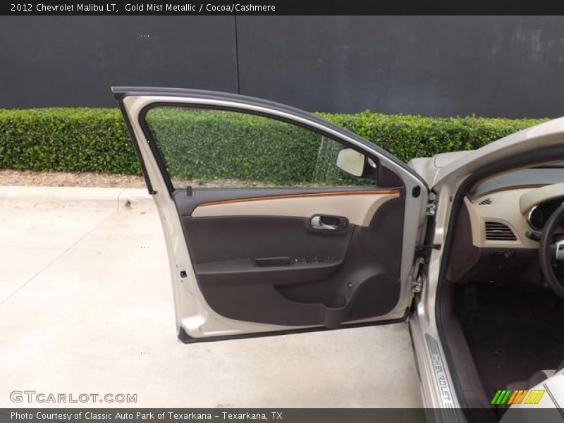 Gold Mist Metallic / Cocoa/Cashmere 2012 Chevrolet Malibu LT