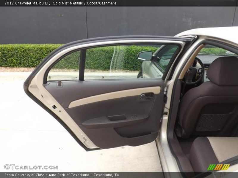 Gold Mist Metallic / Cocoa/Cashmere 2012 Chevrolet Malibu LT