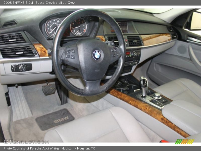 Space Grey Metallic / Grey 2008 BMW X5 3.0si
