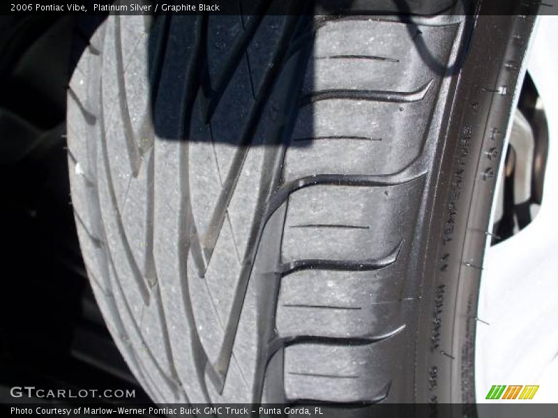Platinum Silver / Graphite Black 2006 Pontiac Vibe