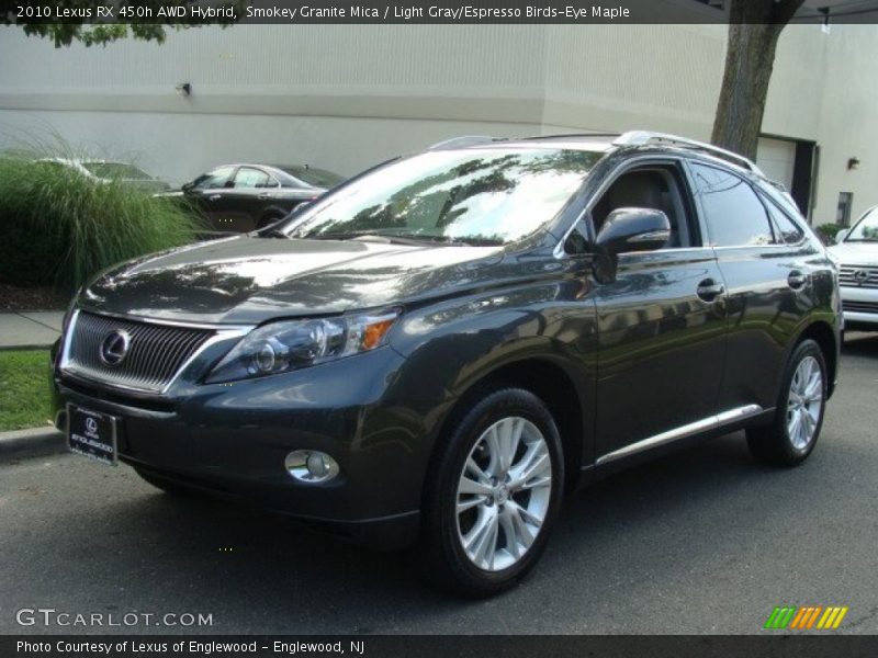 Smokey Granite Mica / Light Gray/Espresso Birds-Eye Maple 2010 Lexus RX 450h AWD Hybrid