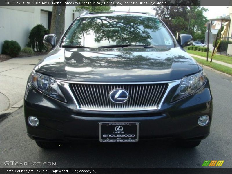 Smokey Granite Mica / Light Gray/Espresso Birds-Eye Maple 2010 Lexus RX 450h AWD Hybrid