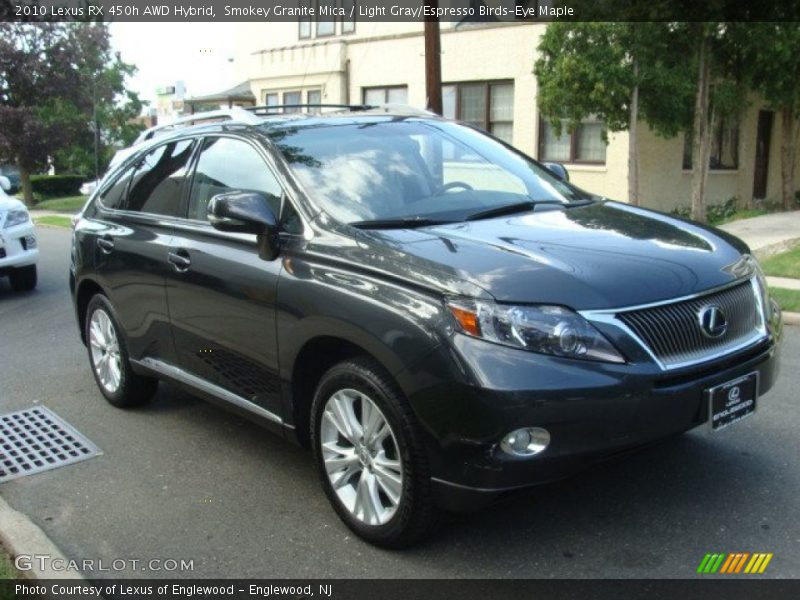 Smokey Granite Mica / Light Gray/Espresso Birds-Eye Maple 2010 Lexus RX 450h AWD Hybrid