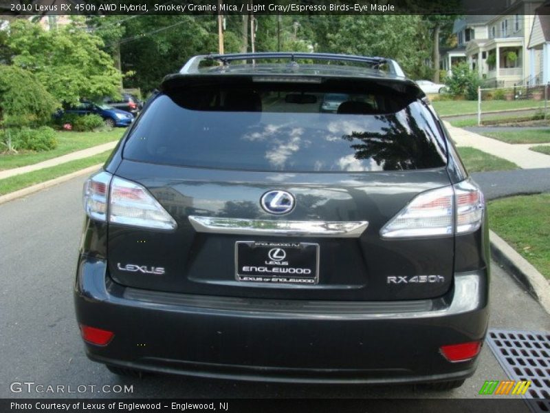 Smokey Granite Mica / Light Gray/Espresso Birds-Eye Maple 2010 Lexus RX 450h AWD Hybrid