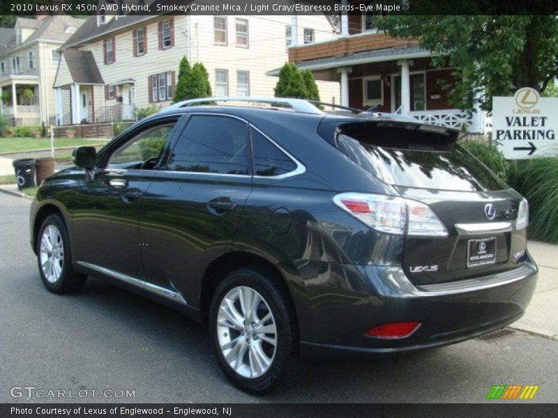 Smokey Granite Mica / Light Gray/Espresso Birds-Eye Maple 2010 Lexus RX 450h AWD Hybrid