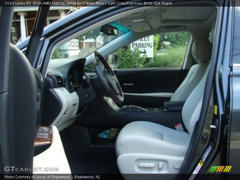 Smokey Granite Mica / Light Gray/Espresso Birds-Eye Maple 2010 Lexus RX 450h AWD Hybrid