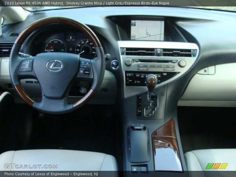 Smokey Granite Mica / Light Gray/Espresso Birds-Eye Maple 2010 Lexus RX 450h AWD Hybrid