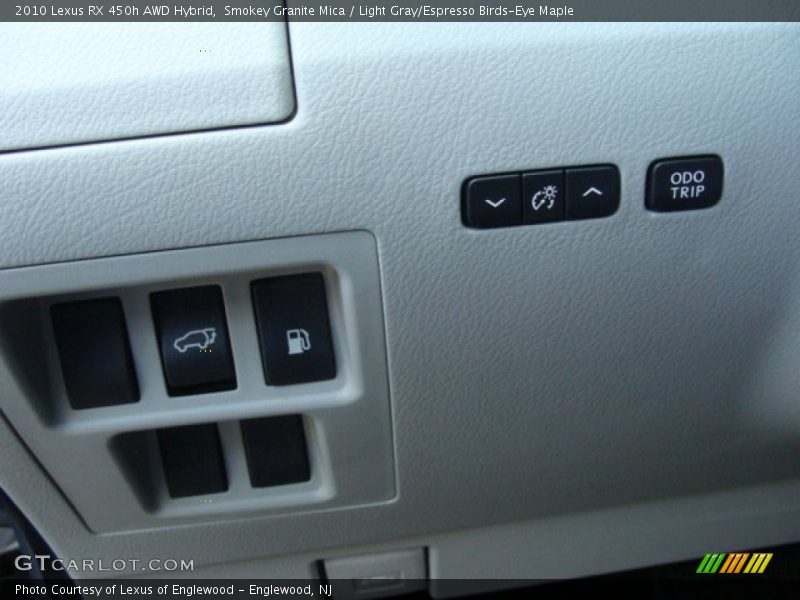 Smokey Granite Mica / Light Gray/Espresso Birds-Eye Maple 2010 Lexus RX 450h AWD Hybrid