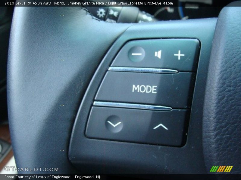 Smokey Granite Mica / Light Gray/Espresso Birds-Eye Maple 2010 Lexus RX 450h AWD Hybrid