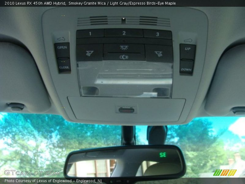 Smokey Granite Mica / Light Gray/Espresso Birds-Eye Maple 2010 Lexus RX 450h AWD Hybrid