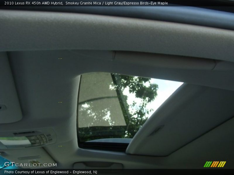 Smokey Granite Mica / Light Gray/Espresso Birds-Eye Maple 2010 Lexus RX 450h AWD Hybrid