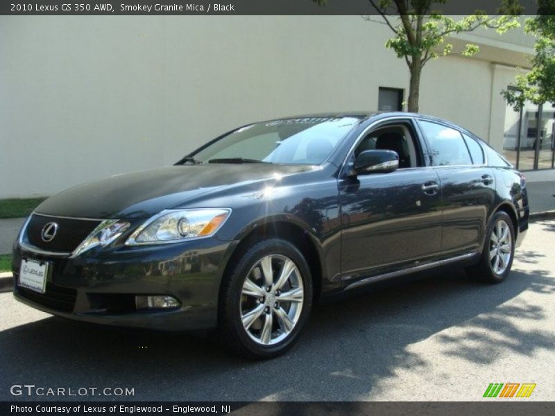 Smokey Granite Mica / Black 2010 Lexus GS 350 AWD