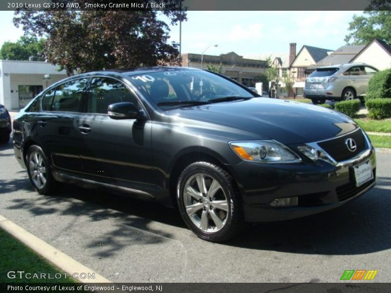 Smokey Granite Mica / Black 2010 Lexus GS 350 AWD