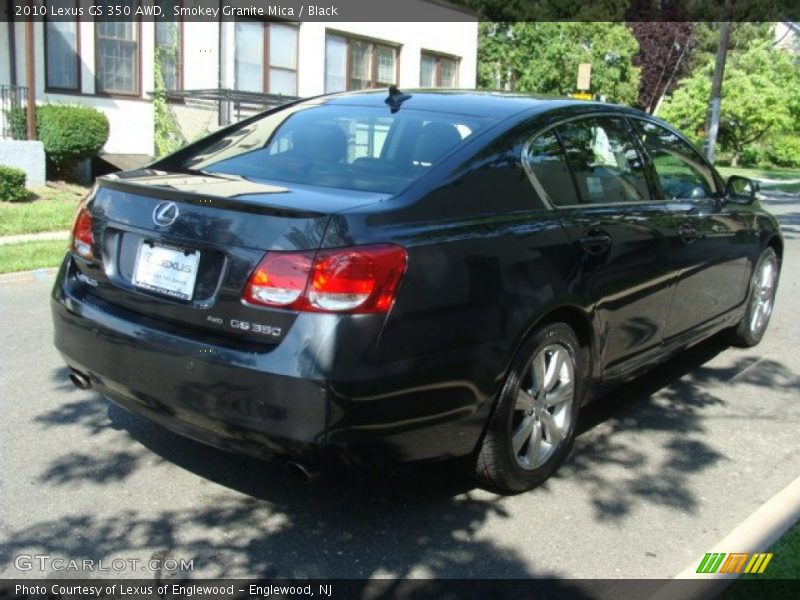 Smokey Granite Mica / Black 2010 Lexus GS 350 AWD