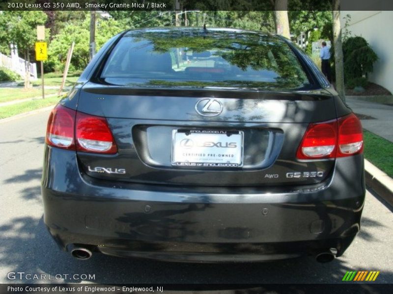 Smokey Granite Mica / Black 2010 Lexus GS 350 AWD