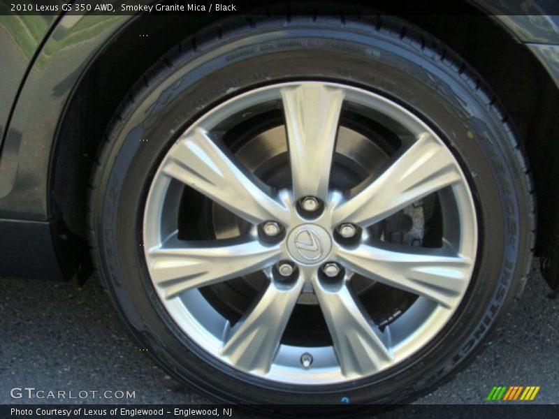 Smokey Granite Mica / Black 2010 Lexus GS 350 AWD