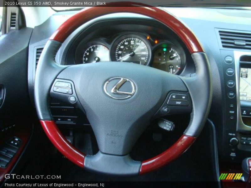 Smokey Granite Mica / Black 2010 Lexus GS 350 AWD