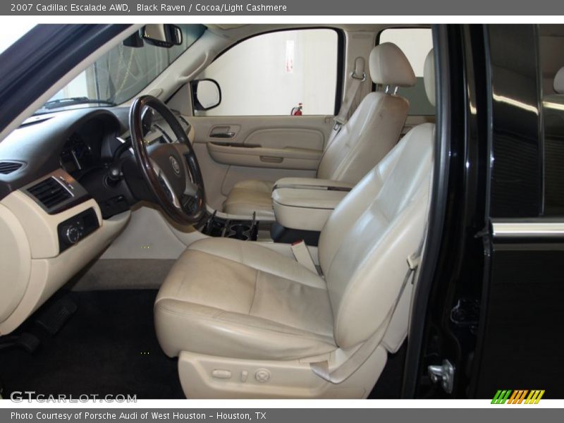 Black Raven / Cocoa/Light Cashmere 2007 Cadillac Escalade AWD