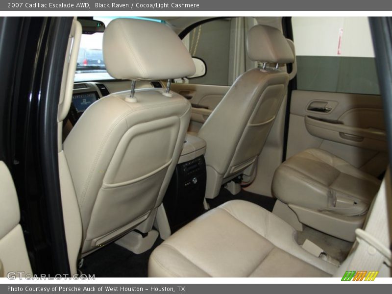 Black Raven / Cocoa/Light Cashmere 2007 Cadillac Escalade AWD