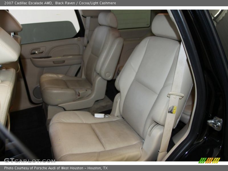 Black Raven / Cocoa/Light Cashmere 2007 Cadillac Escalade AWD