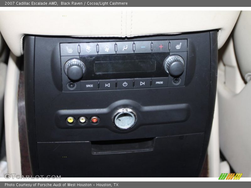 Black Raven / Cocoa/Light Cashmere 2007 Cadillac Escalade AWD