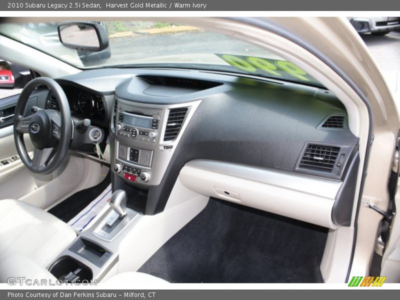 Harvest Gold Metallic / Warm Ivory 2010 Subaru Legacy 2.5i Sedan