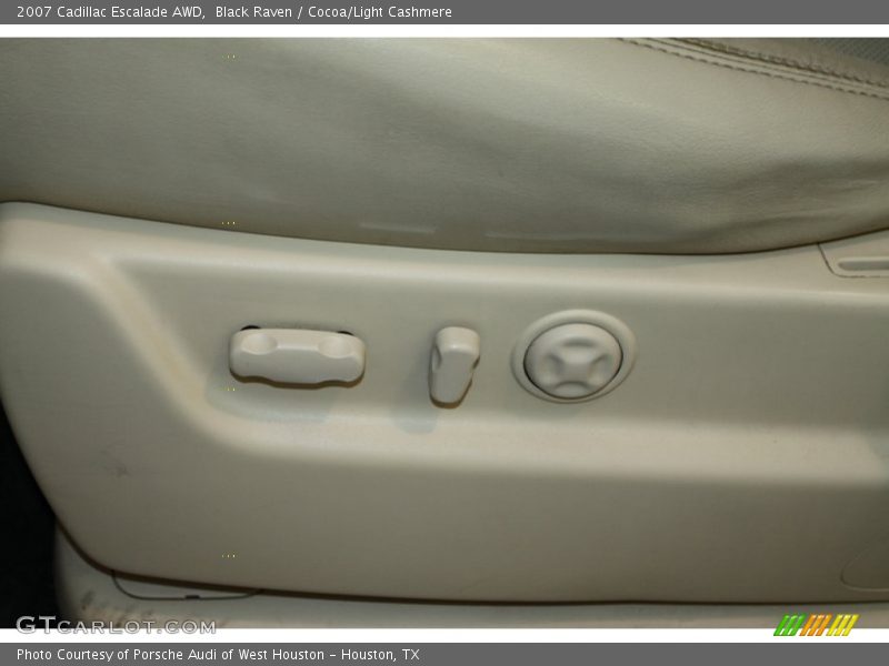 Black Raven / Cocoa/Light Cashmere 2007 Cadillac Escalade AWD