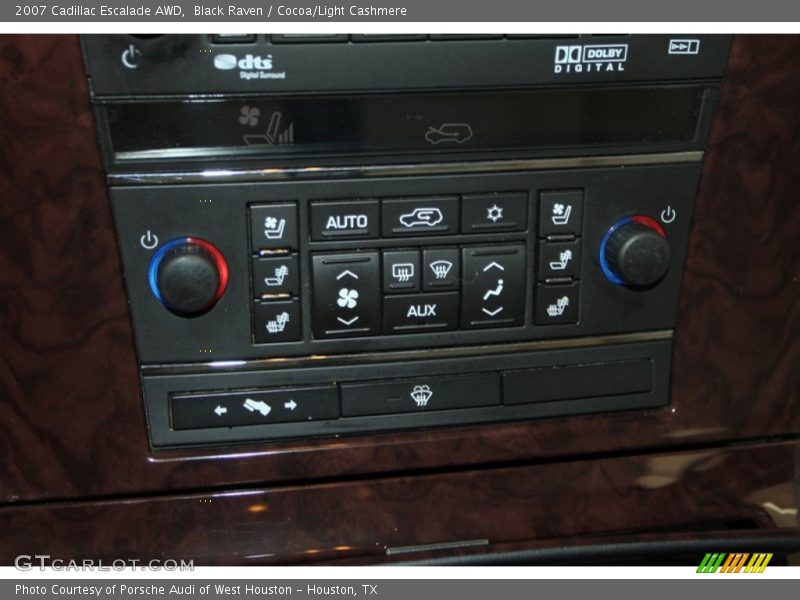 Black Raven / Cocoa/Light Cashmere 2007 Cadillac Escalade AWD