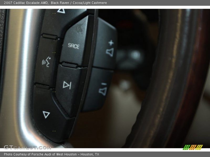 Black Raven / Cocoa/Light Cashmere 2007 Cadillac Escalade AWD