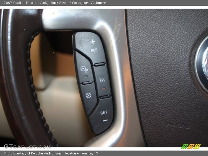Black Raven / Cocoa/Light Cashmere 2007 Cadillac Escalade AWD