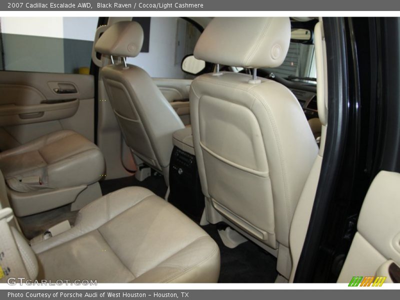 Black Raven / Cocoa/Light Cashmere 2007 Cadillac Escalade AWD