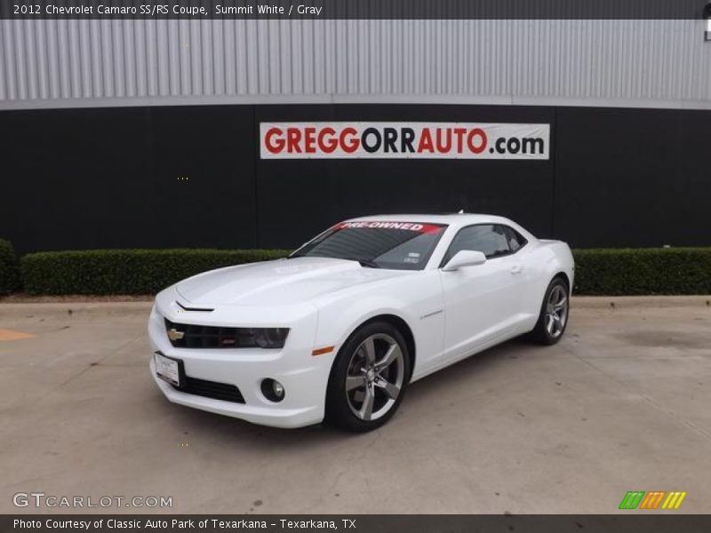 Summit White / Gray 2012 Chevrolet Camaro SS/RS Coupe