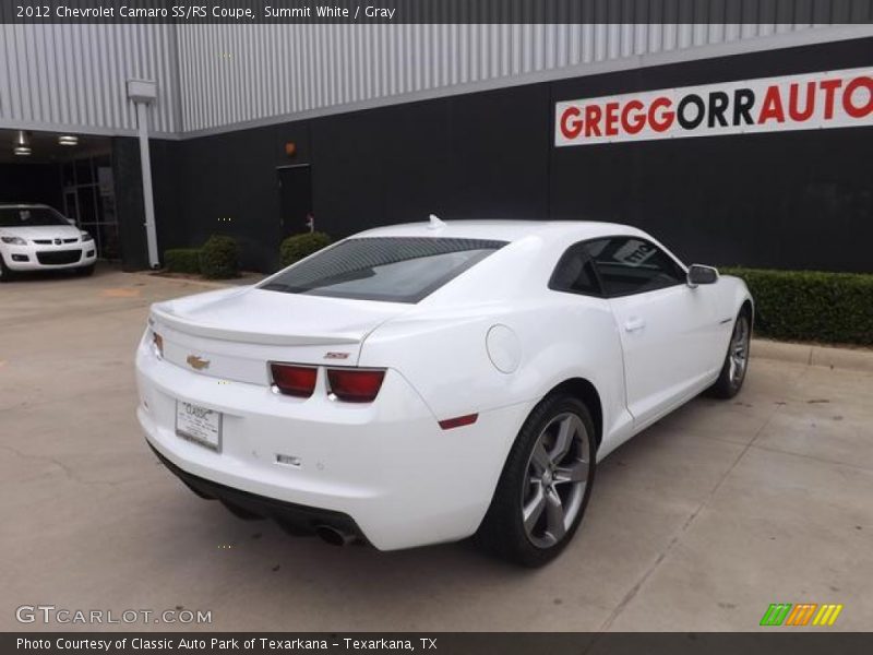 Summit White / Gray 2012 Chevrolet Camaro SS/RS Coupe