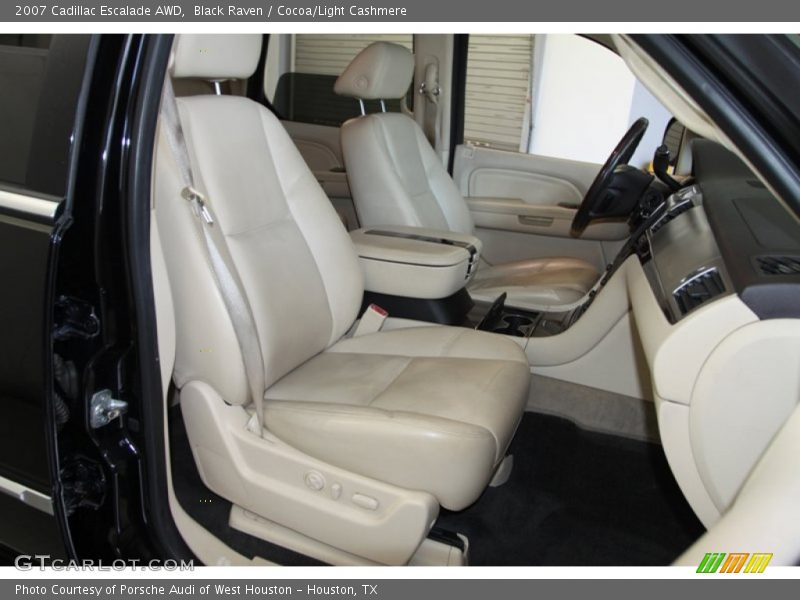 Black Raven / Cocoa/Light Cashmere 2007 Cadillac Escalade AWD