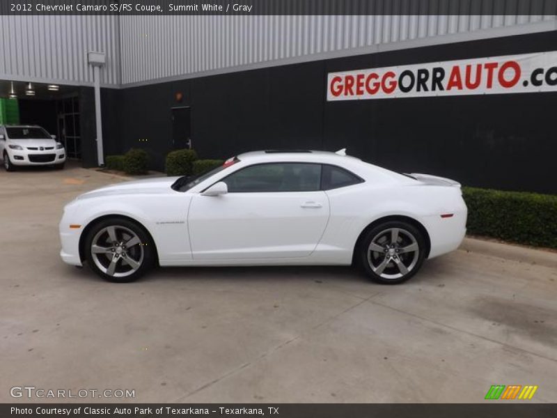 Summit White / Gray 2012 Chevrolet Camaro SS/RS Coupe