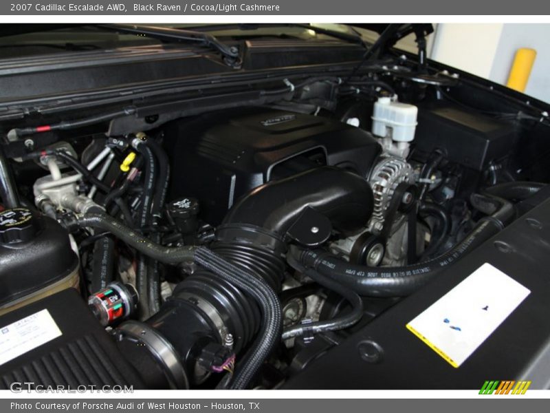 Black Raven / Cocoa/Light Cashmere 2007 Cadillac Escalade AWD