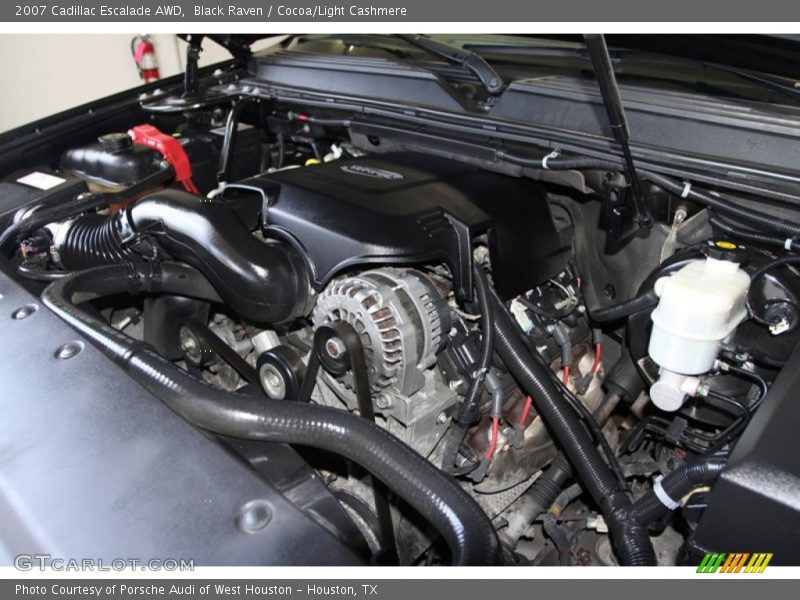 Black Raven / Cocoa/Light Cashmere 2007 Cadillac Escalade AWD
