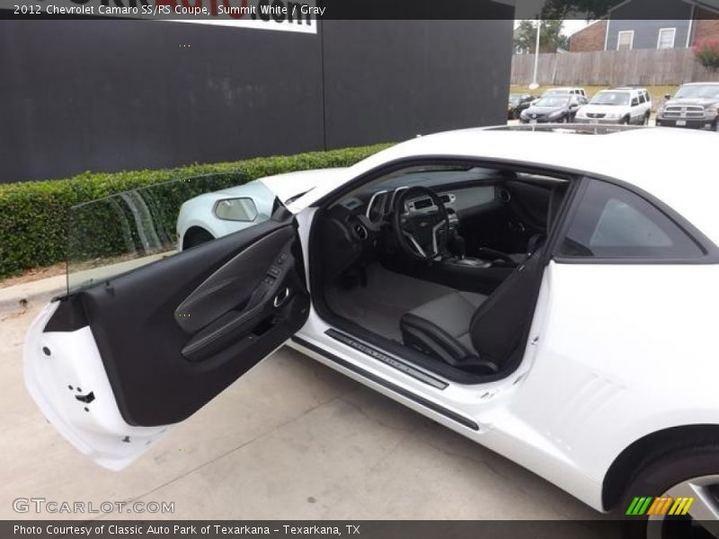 Summit White / Gray 2012 Chevrolet Camaro SS/RS Coupe