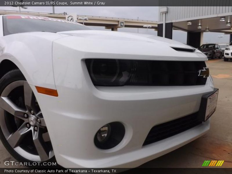 Summit White / Gray 2012 Chevrolet Camaro SS/RS Coupe