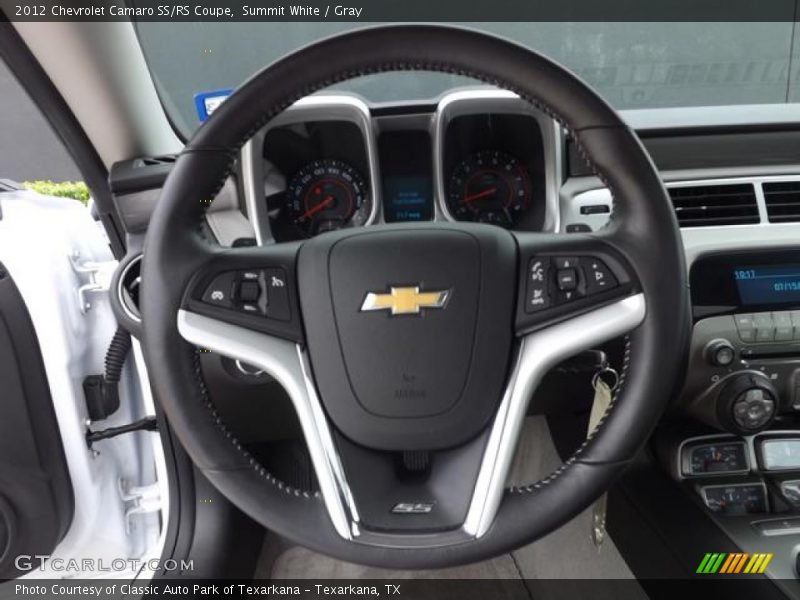 Summit White / Gray 2012 Chevrolet Camaro SS/RS Coupe