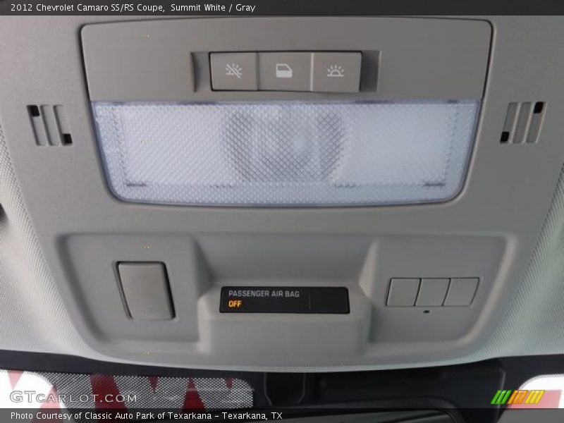 Summit White / Gray 2012 Chevrolet Camaro SS/RS Coupe